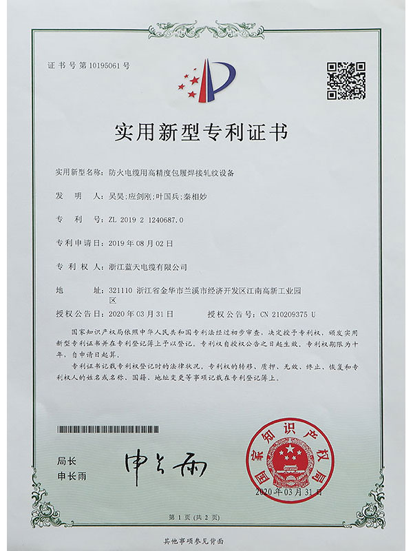 Letter of Patent V