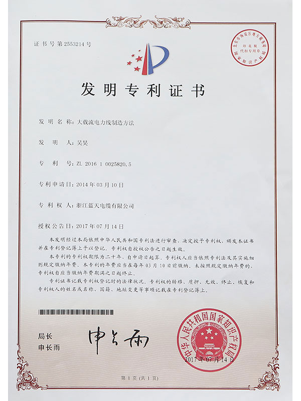 Letter of Patent XI